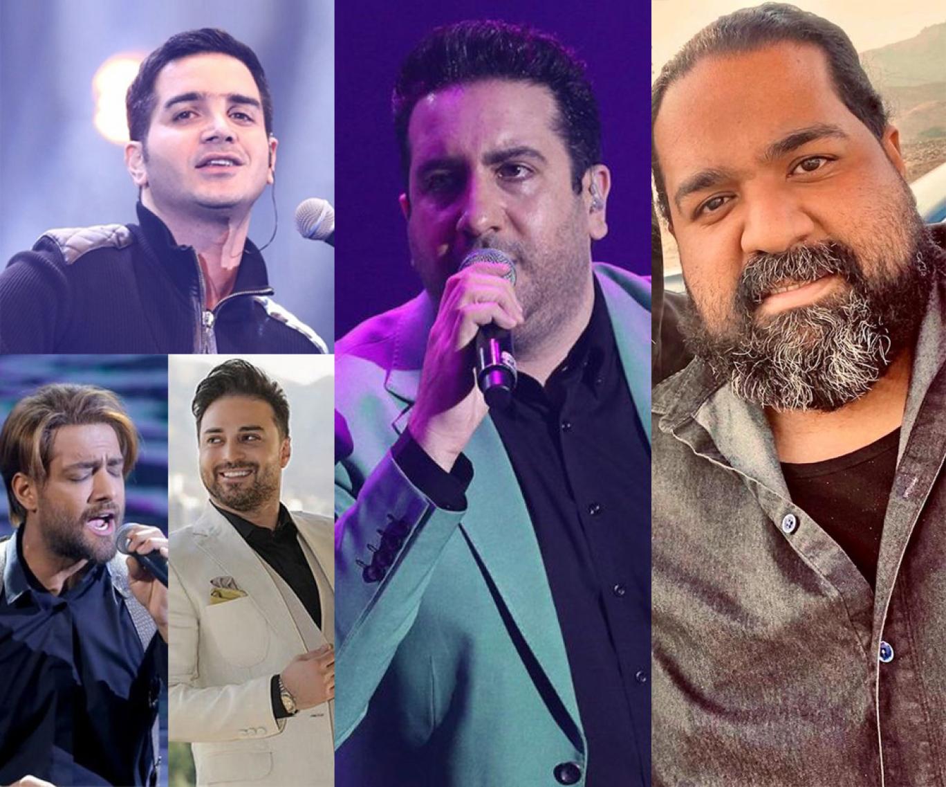 پنج خواننده شناخته‌شده در ایران ممنوع‌الکار شدند
