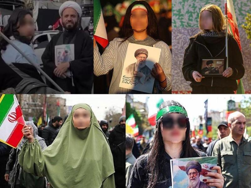 «بدون روسری برو با پرچم شعار بده»؛ روایت حضور اجباری دختران بازداشتی در تجمع‌های حکومتی